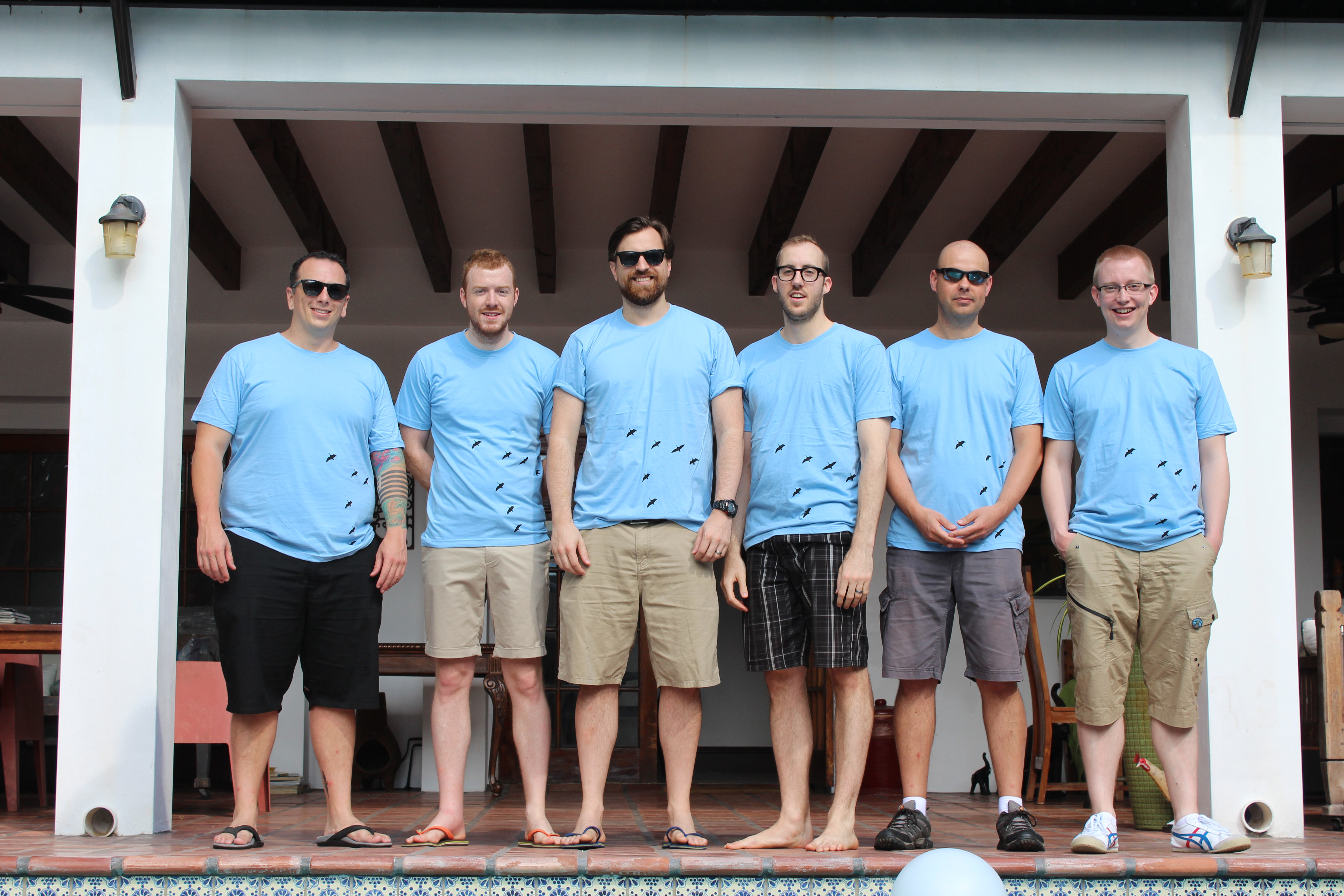 Delicious Brains Team in WP Migrate DB Pro t-shirts