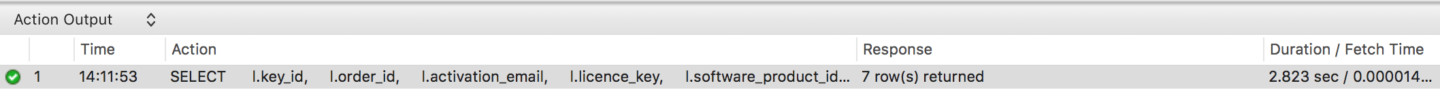 Query results without redundant join