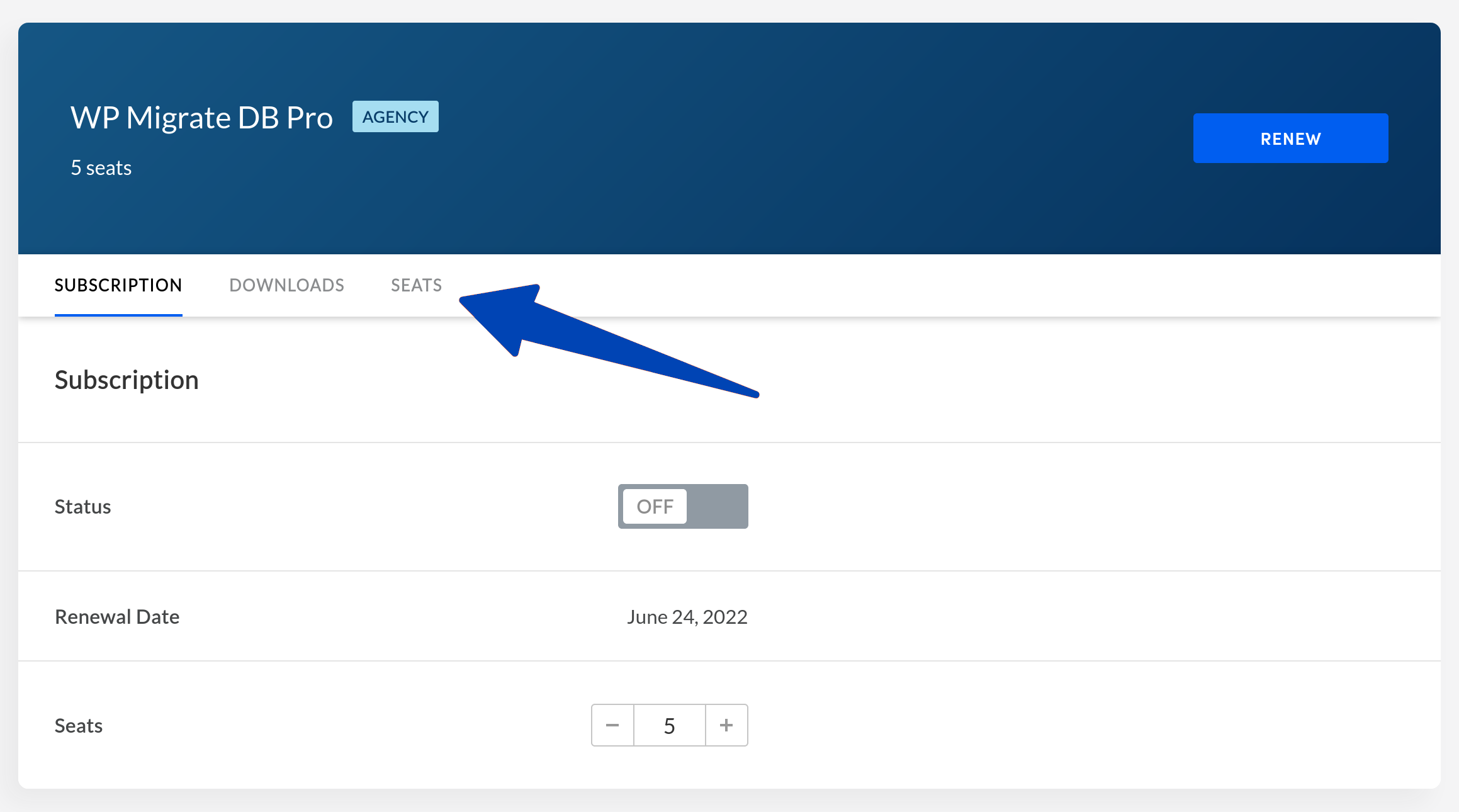 WP Migrate DB Pro Organization Seats