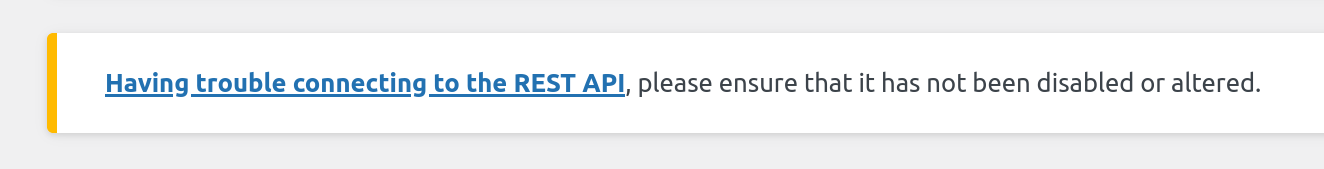 REST API Notification