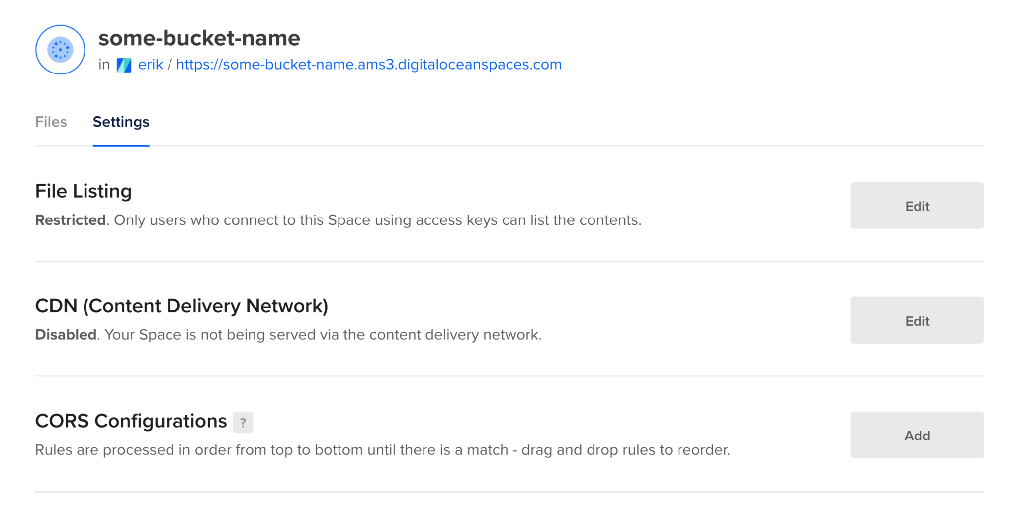 DigitalOcean Spaces CDN Setup