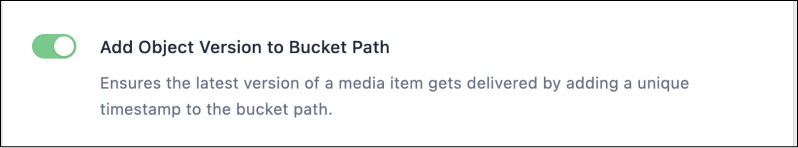 By default, WP Offload Media adds object versioning to the bucket path. 